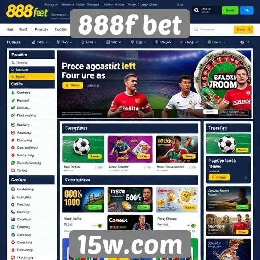 Facilidade de navegação no site 888f bet é notável